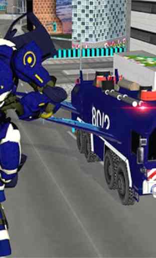 Real Robot fire fighter Truck: Rescue Robot Truck 1