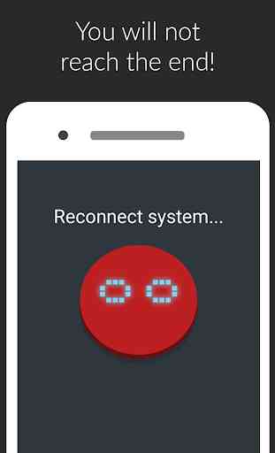 Red Button NEXT: think before you press, clicker 3