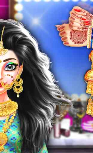 Royal North Indian Wedding Girl Dressup and Makeup 2