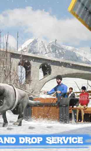 Snow Dog Sledding Transport Games: Winter Sports 1