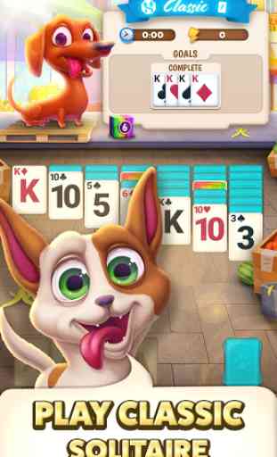 Solitaire Pets Adventure - Free Classic Card Game 1
