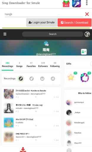 Song Downloader for Smule 2