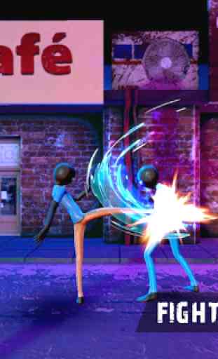 Super KungFu Battle : Stickman Street Fighter War 3
