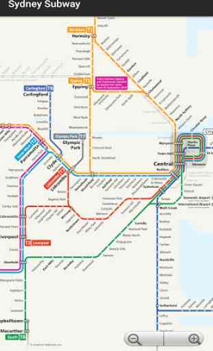 Sydney Metro Map 3