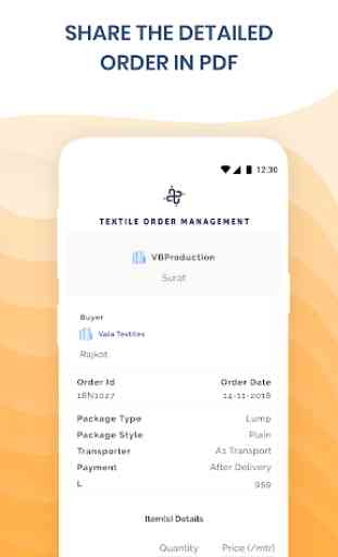 Textile Order Management 4