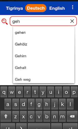 Tigrinya ⇄  German Dictionary Offline 3