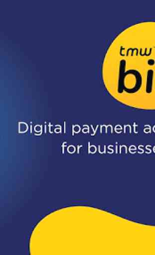 TMWBiz for merchant - Signup, accept payments 1