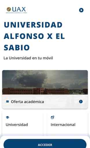 UAX App Uni.Alfonso X el Sabio 1