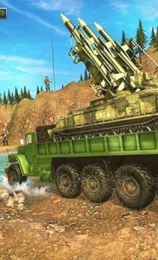 US Army Missile Attack : Army Truck Driving Games 2