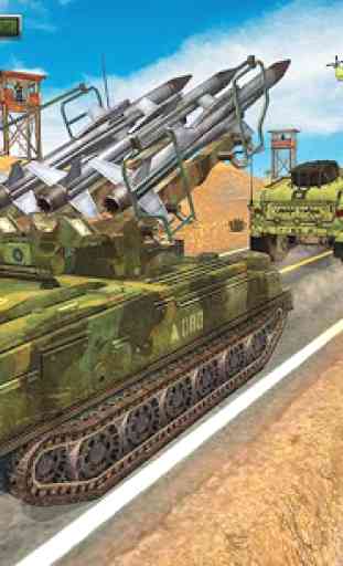 US Army Missile Attack : Army Truck Driving Games 4