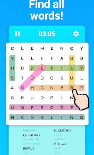 Word search puzzle free - Find words game 1