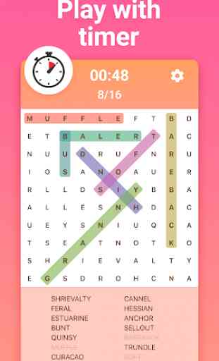 Word search puzzle free - Find words game 2
