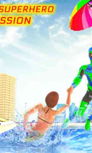 Amazing Frog Rope Man hero: Miami Crime city games 3