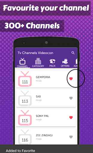 App for Videocon d2h TV Channels List- TV Guide 1