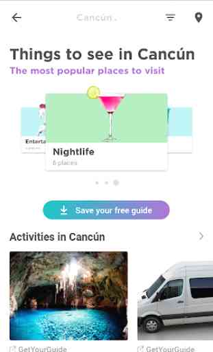 Cancun Travel Guide in English with map 2