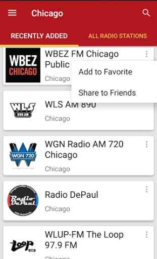 Chicago Radio Stations 1