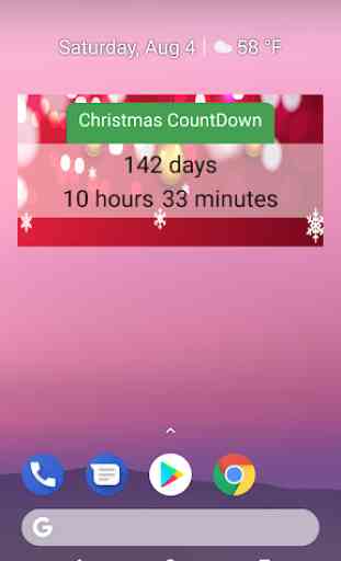 Christmas 2019 Countdown Widget 3