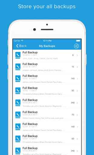 Contacts Backup - Contact Transfer & Recovery 3
