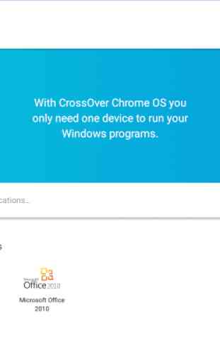 CrossOver on Chrome OS Beta 1