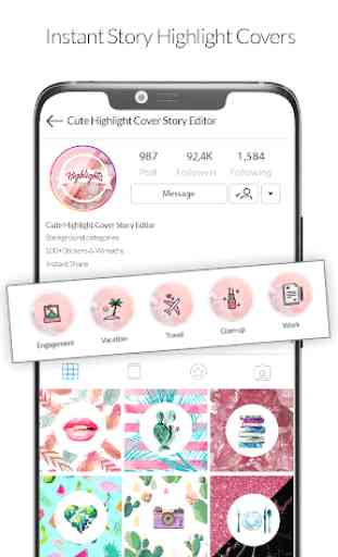 Cute Highlight Cover Story Editor 4