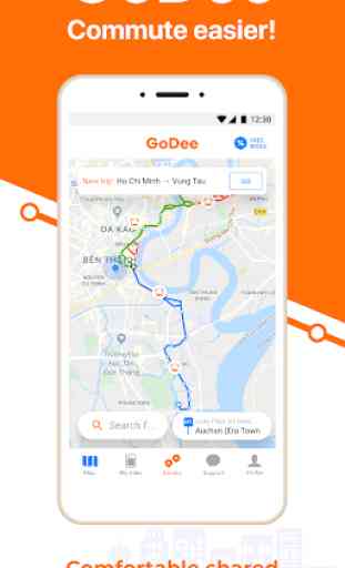 GoDee — shuttle bus booking 1