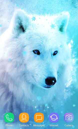 Ice Wolf Live Wallpaper HD 1