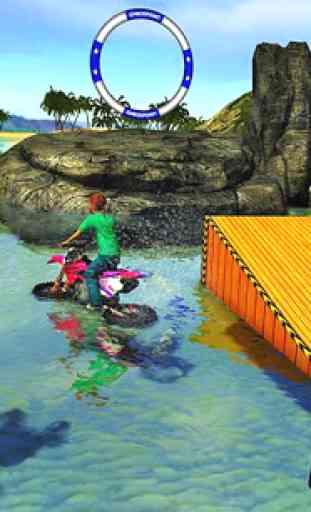 Kids Water Surfer Motorbike Racing - Beach Driving 2