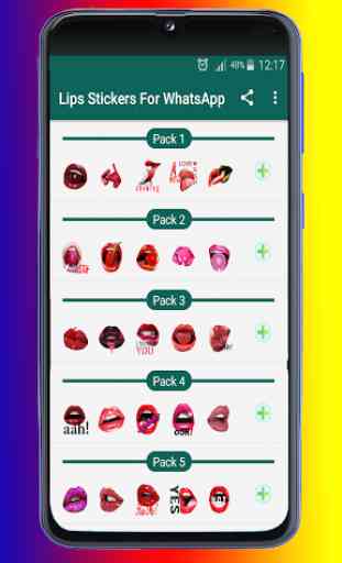 Lips Stickers For WhatsApp 2020 - WAStickerApps 1