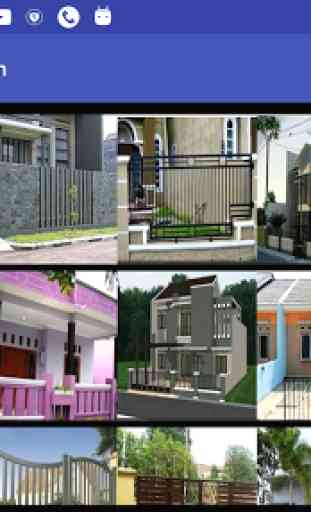 minimalist house fence design 3