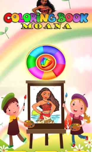 Moana Coloring Book Pages 1