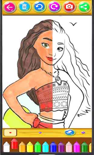 Moana Coloring Book Pages 2