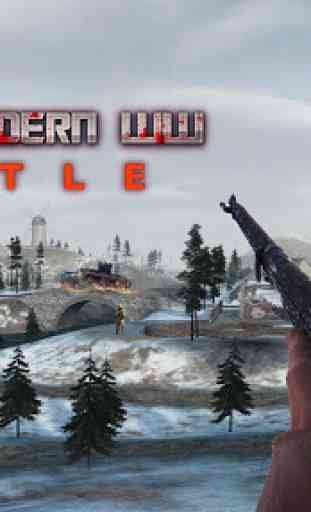 Modern World War Battle: Winter FPS Shooting Game 4