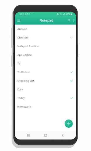 Notepad - Notes, Checklist note 1