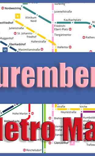 Nuremberg Metro Map Offline 1