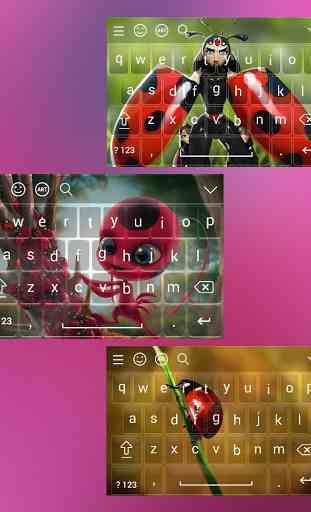 Pink Ladybug Keyboard 2