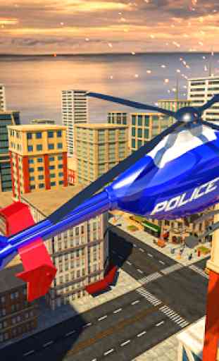 Police War Robot Superhero: Flying robot games 2