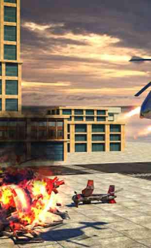 Police War Robot Superhero: Flying robot games 3