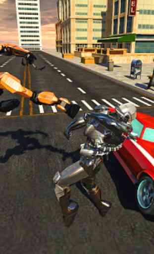 Police War Robot Superhero: Flying robot games 4
