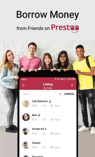 Prestaa : Money & Friend App for College Students 1