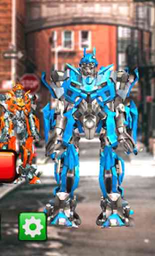 Robots Fighting In Street 4