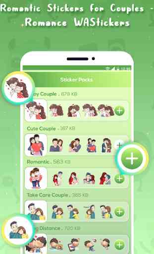 Romantic Stickers for Couples - Romance WAStickers 1