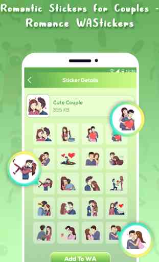 Romantic Stickers for Couples - Romance WAStickers 2