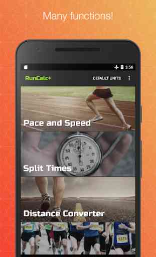 RunCalc+ Running Calculator Pace Speed Split Times 1
