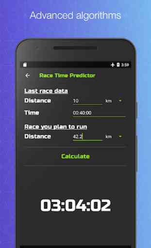 RunCalc+ Running Calculator Pace Speed Split Times 4