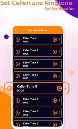 Set Caller Tune Ringtone - Set Notification 1