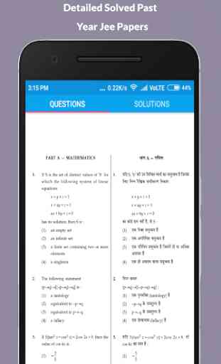 Solved 15 Years Jee main Paper + preparation app 2