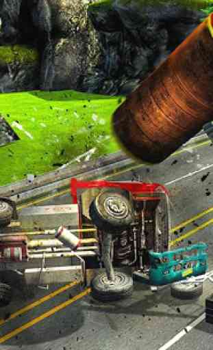 Speed Bump Car Crash Simulator: Beam Damage Drive 3