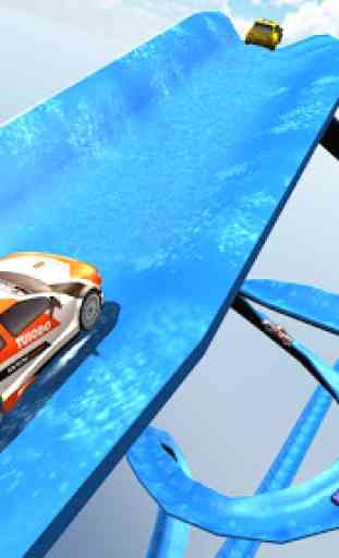 Sports Cars Water Slide - Water Slide Racing Games 1