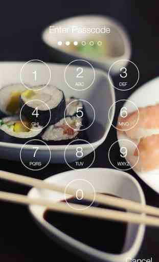 Sushi Bar Rolls Screen Lock 2