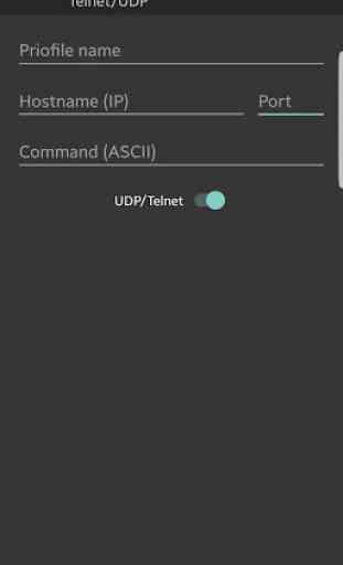 Telnet and UDP sender (with Tasker support) 2